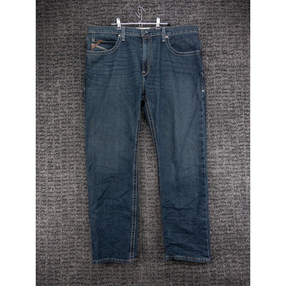 Ariat Jeans Mens 40x32 Actual 42x32 Blue Traditional Relaxed Boot Cut Western